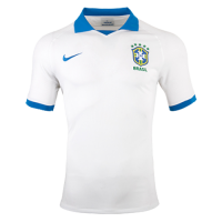 2019 Brazil Away White soccer Jerseys Shirt(Player Version)