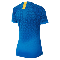 2019 World Cup Brazil Away Blue Women's Jerseys Shirt