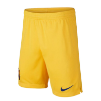 19/20 Barcelona Away Yellow Soccer Jerseys Kit(Shirt+Short)