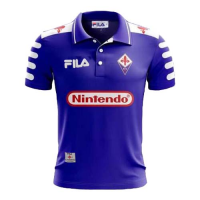 Fiorentina Retro Soccer Jersey Home Kit(Shirt+Short) Replica 1998/99