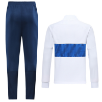 19/20 Chelsea White High Neck Collar Training Kit(Jacket+Trouser)