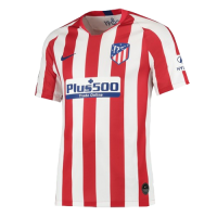 19-20 Atletico Madrid Home Red&White Soccer Jerseys Whole Kit(Shirt+Short+Socks)