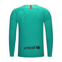 19/20 Barcelona Goalkeeper Blue Long Sleeve Jerseys Shirt