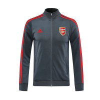 20/21 Arsenal Gray High Neck Collar Training Jacket