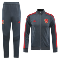20/21 Arsenal Gray High Neck Collar Training Kit(Jacket+Trouser)