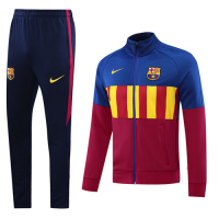 20/21 Barcelona Dark Red High Neck Collar Training Kit(Jacket+Trouser)