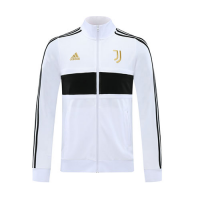 20/21 Juventus White High Neck Player Version Training Kit(Jacket+Trouser)