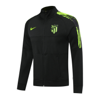 20/21 Atletico Madrid Black Player Version High Neck Collar Training Jacket