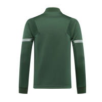 20/21 Atletico Madrid Green Player Version High Neck Collar Training Kit(Jacket+Trouser)