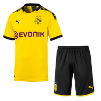 19-20 Borussia Dortmund Home Yellow Soccer Jerseys Whole Kit(Shirt+Short+Socks)