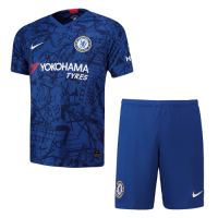 19/20 Chelsea Home Blue Soccer Jerseys Kit(Shirt+Short)