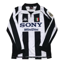 Juventus Retro Soccer Jersey Home Long Sleeve Replica 1997/98