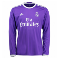 Retro Real Madrid Long Sleeve Away Jersey 2016/17