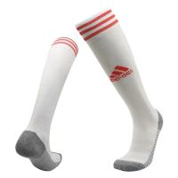20/21 Ajax Home White Soccer Jerseys Socks
