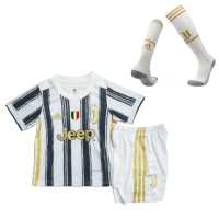 Juventus Kid's Soccer Jersey Home Whole Kit (Shirt+Short+Socks) 2020/21