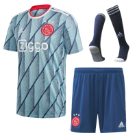 Ajax Soccer Jersey Away Whole Kit (Shirt+Short+Socks) Replica 2020/21
