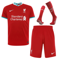 Liverpool Soccer Jersey Home Whole Kit (Shirt+Short+Socks) Replica 2020/21