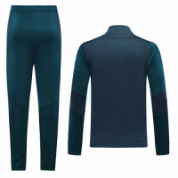 20/21 AC Milan Blue High Neck Collar Training Kit(Jacket+Trouser)