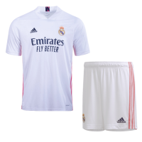 Real Madrid Soccer Jersey Home Kit (Shirt+Short) Replica 2020/21