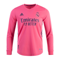 Real Madrid Soccer Jersey Away Long Sleeve Replica 2020/21