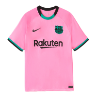 20/21 Barcelona Third Away Pink Soccer Jerseys Shirt