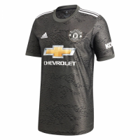 20/21 Manchester United Away Black Jerseys Shirt