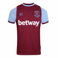 20/21 West Ham United Home Blue&Red Soccer Jerseys Shirt