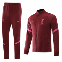 20/21 Liverpool Red High Neck Collar Training Kit(Jacket+Trouser)