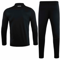 20/21 Bayern Munich Black Zipper Sweat Shirt Kit(Top+Trouser)