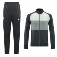 20/21 Liverpool Gray&Light Green High Neck Collar Training Kit(Jacket+Trouser)