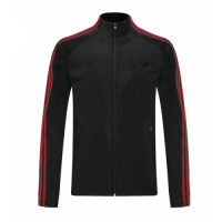 20/21 Manchester United Black&Red High Neck Collar Training Jacket