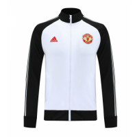 20/21 Manchester United Black&White High Neck Collar Training Jacket