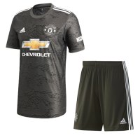 Manchester United Soccer Jersey Away Kit (Shirt+Short) Replica 2020/21