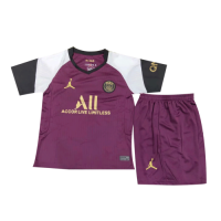 PSG Kid's Soccer Jersey Third Away Kit (Shirt+Short) 2020/21
