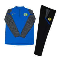 Inter Milan Kid's Zipper Sweat Kit (Top+Trouser) Blue 2020/21