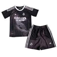 Real Madrid Human Race Black Kid's Jerseys Kit(Shirt+Short)