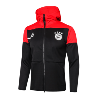 20/21 Bayern Munich Black&Red Hoody Jacket
