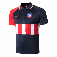 20/21 Atletico Madrid Grand Slam Polo Shirt-Navy&Red&White