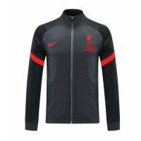20/21 Liverpool Dark Gray High Neck Collar Training Jacket