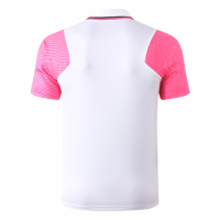20/21 Jordan PSG Grand Slam Polo Shirt-White&Pink