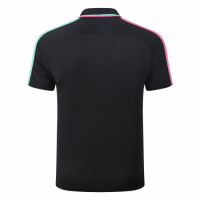 20/21 Barcelona Grand Slam Polo Shirt-Black&Green&Pink