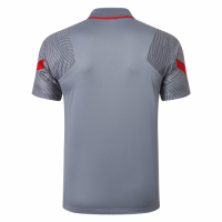 20/21 Liverpool Core Polo Shirt-Light Gray
