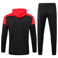 20/21 Bayern Munich Black&Red Hoody Training Kit(Jacket+Trouser)