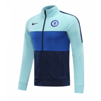 20/21 Chelsea Light Blue Player Version High Neck Collar Training Jacket