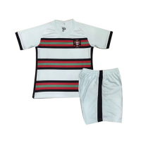 Portugal Kid's Soccer Jersey Away Kit (Shirt+Short) 2020