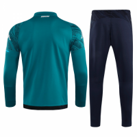 20/21 Napoli Navy Zipper Sweat Shirt Kit(Top+Trouser)