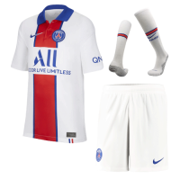 PSG Soccer Jersey Away Whole Kit (Shirt+Short+Socks) Replica 2020/21