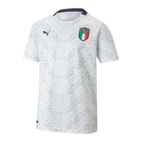 2020 Italy Away White Soccer Jerseys Kit(Shirt+Short)