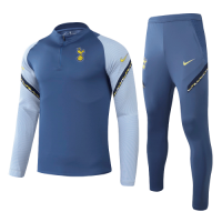 20/21 Tottenham Hotspur Gray Zipper Sweat Shirt Kit(Top+Trouser)