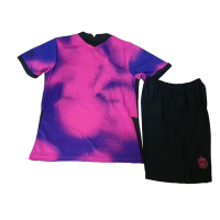PSG Kid's Soccer Jersey Fourth Away Kit (Shirt+Short) 2020/21